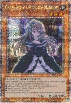 Ghost Belle & Haunted Mansion (V.5 - Quarter Century Secret Rare)