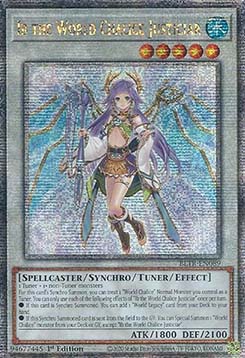 Ib the World Chalice Justiciar (V.2 - Quarter Century Secret Rare)