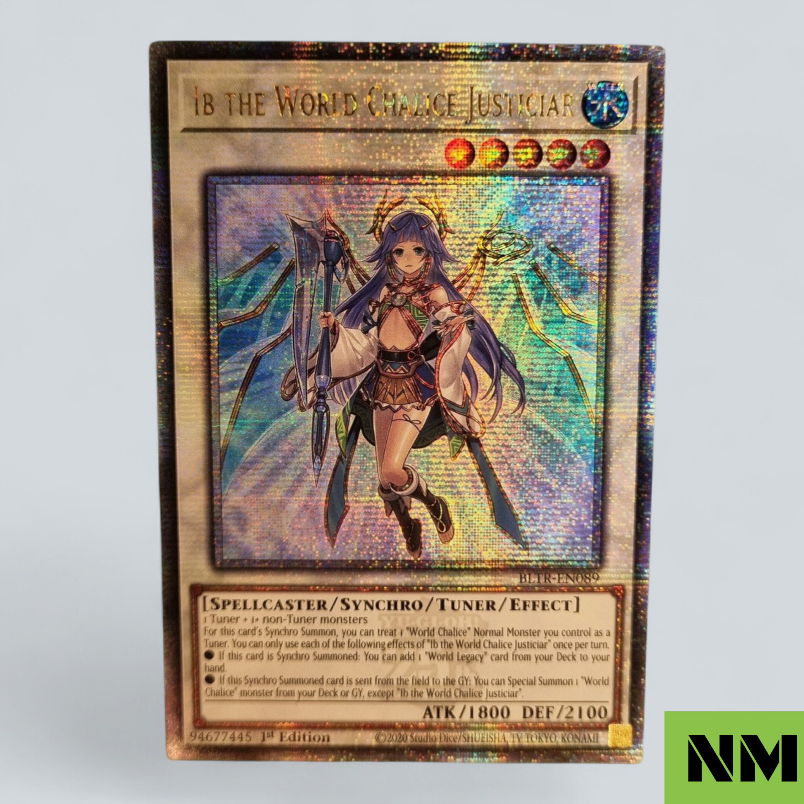 Ib the World Chalice Justiciar (V.2 - Quarter Century Secret Rare)